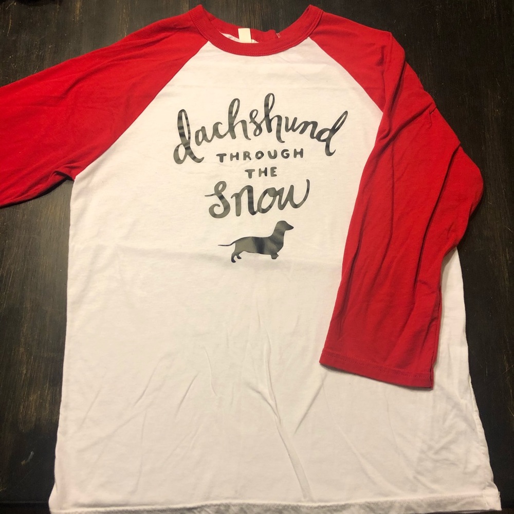 Winter/Christmas 3/4 length tee
